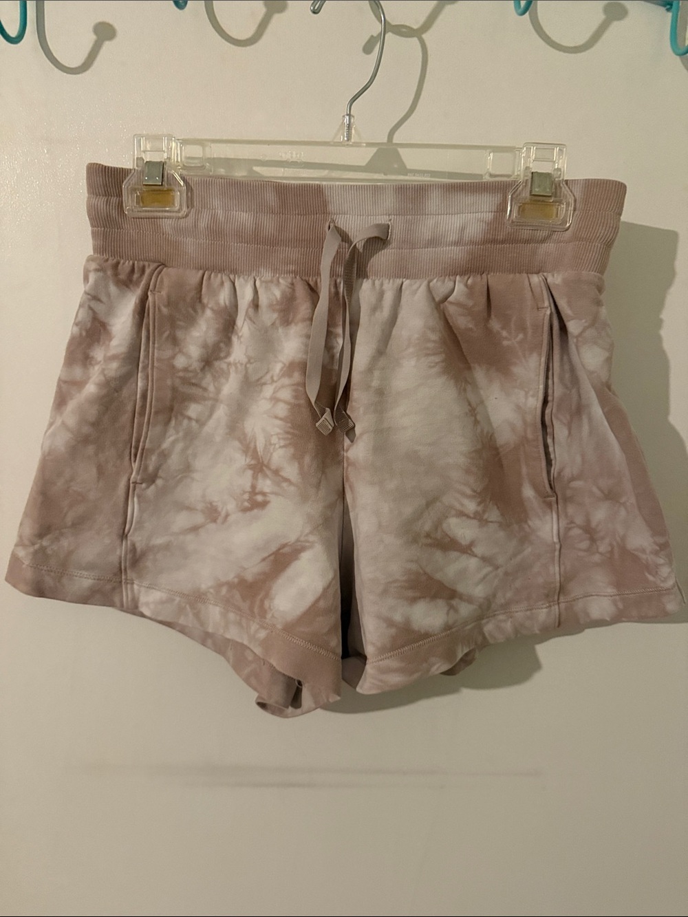 all in motion Mauve Tie-Dye Drawstring Athletic Shorts